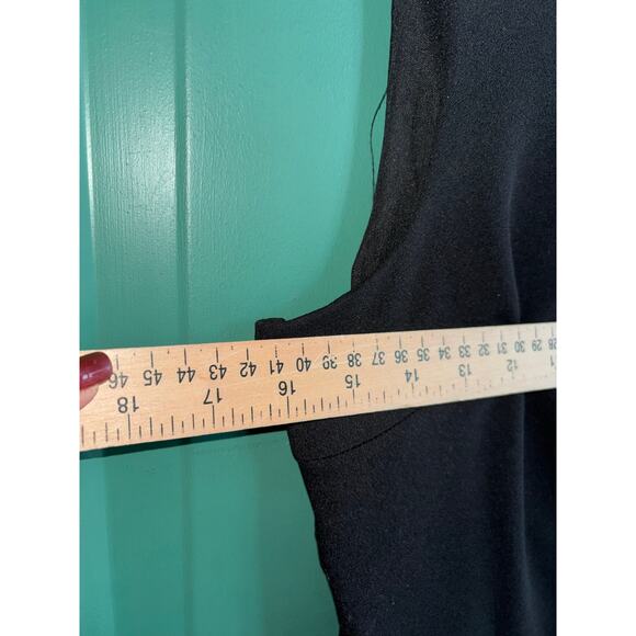 Lulus medium black formal Maxi Dress new *2 tiny fabric picks* - Picture 15 of 15